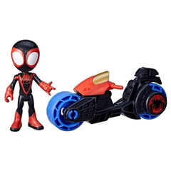 Hasbro - Action Figures - Marvel Spidey and Friends Motorcycle Set - 3 Years - Creative Play