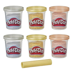 Hasbro - Collezione di Compounds Metallici Play Doh - Argilla e Pasta da Modellare