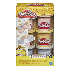 Hasbro - Collezione di Compounds Metallici Play Doh - Argilla e Pasta da Modellare