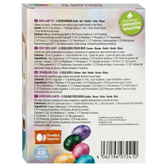 Heitmann - Arts Crafts - Brillant-Ei Egg Dye Kit - Jewel-Tone Shimmer - 8+ Yrs