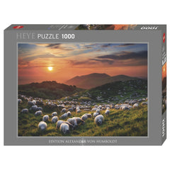 Heye - Puzzle Sheep and Volcanoes online kaufen - Florent Courty - Puzzle Age: +14 - HEY29977