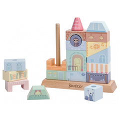 Johntoy - Le Case Impilabili della Famiglia Wildies - Giocattoli per Ordinare e Impilare