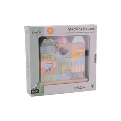 Johntoy - Le Case Impilabili della Famiglia Wildies - Giocattoli per Ordinare e Impilare