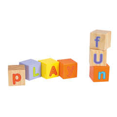 Johntoy - Blocchi di Legno dell'Alfabeto 30 Pezzi - Giocattoli per Attività per Bambini