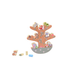 Johntoy - Albero di Equilibrio in Legno - Giocattoli per Attività per Bambini