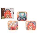 Joueco - Mini Wooden Farm Puzzle - Puzzles