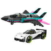 LEGO - City Jet vs Auto - Set di Costruzione Giocattoli
