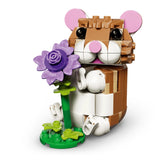 LEGO - Creator 3 in 1 Criceto Carino con un Fiore - Giocattoli da Costruzione