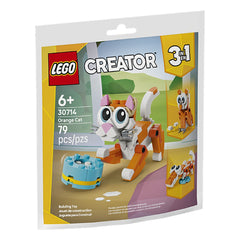 LEGO - Creator Gatto Arancione - Set di Costruzione Giocattoli