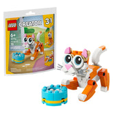 LEGO - Creator Gatto Arancione - Set di Costruzione Giocattoli