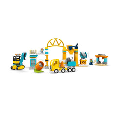 LEGO - DUPLO 3 in 1 Cantiere e Veicoli - Giocattoli da Costruzione