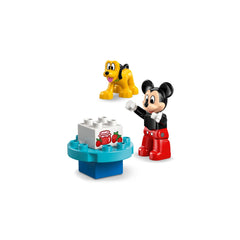 LEGO DUPLO Disney Mickey Mouse Clubhouse with Minnie & Pluto (10465) - 87 Pieces - Age +2 - Construction Set Toys