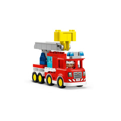 LEGO - Camion dei pompieri DUPLO con tubo e pompiere - Giocattoli da costruzione