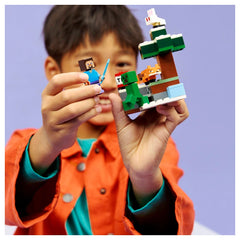 LEGO - L'Avventura nella Taiga di Steve di Minecraft - Giocattoli da Costruzione