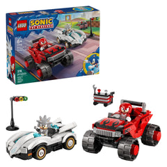 LEGO - Sonic the Hedgehog Auto di Silver contro Monster Truck di Knuckles - Set di Giocattoli da Costruzione