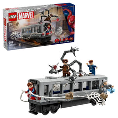 LEGO - Spider-Man contro Doc Ock nella scena del treno della metropolitana - Action e figure da collezione