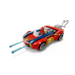 LEGO - Super Heroes Spider-Man Auto contro Wolverine Venomizzato - Giocattoli da Costruzione