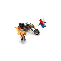 LEGO - Super Heroes Spider-Man contro Ghost Rider Moto - Giocattoli da Costruzione