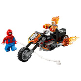 LEGO - Super Heroes Spider-Man contro Ghost Rider Moto - Giocattoli da Costruzione