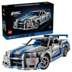 LEGO - Technic 2 Fast 2 Furious Nissan Skyline GT-R R34 - Azione e Figure da Gioco