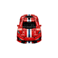 LEGO - Technic Ferrari 488 Pista Car - Construction Set Toys 882 Pcs Age +9 - 42235