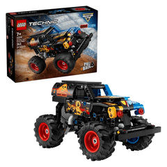 LEGO - Technic Monster Jam Grave Digger Fuoco e Ghiaccio - Set di Costruzione Giocattoli