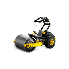 LEGO City Construction Steamroller toy features a gray rolling drum, chunky black tires, and yellow detailing, designed for imaginative play.