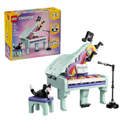 Lego - Creator 3 In 1 Music Decor Piano with Cat Construction Set Toys - Age: +9 - 31392
