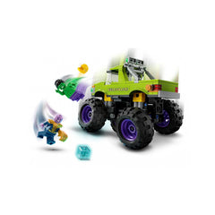 Lego - Marvel Super Heroes - Il Camion di Hulk contro Thanos - Set di Costruzione Giocattoli