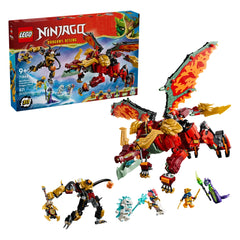 LEGO - Ninjago Wyldfyre's Transforming Dragon Mech - Construction Set Toys - +9 - 72071868