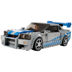 Lego - Speed Champions - 2 Fast 2 Furious Nissan Skyline GT-R (R34) - Set di Costruzione Giocattoli