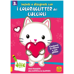 MACRO JUNIOR - Impara a Disegnare con i Cuccioli Colorati Glitterati - Libri