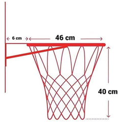 Mandelli - Basketball Hoop With 46 cm Net - Sports Toys
