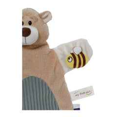 NICI - Il mio primo pupazzo di orso 2-in-1 con coperta da coccole - Giocattoli per attività per bambini