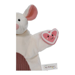 NICI - Il mio primo peluche a forma di topo 2in1 - Giocattoli per attività per bambini