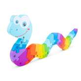 New Classic Toys - Puzzle dell'Alfabeto - Serpente - Giocattoli Educativi