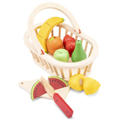 New Classic Toys - Set di Taglio - Cesto di Frutta - Professioni e Gioco di Ruolo