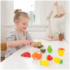 New Classic Toys - Set di Taglio - Scatola di Frutta - Professioni e Gioco di Ruolo
