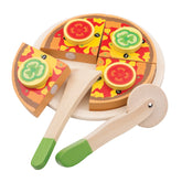 New Classic Toys - Cuttingset - Pizza Vegetable - Pretend Professions & Role Playing