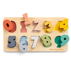 New Classic Toys - Puzzle Numerico - 0 Fino a 9 - Giocattoli Educativi