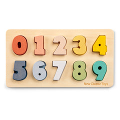 New Classic Toys - Puzzle Numerico - 0 Fino a 9 - Giocattoli Educativi