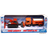 New Ray - Pista da Neve Man Snow Plow - Die Cast - Veicoli da Gioco