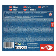 Noris - Scacchi Magnetici Deluxe in Scatola di Legno - Giochi da Tavolo - Edizione Internazionale - Giochi da Tavolo