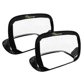 ODS - Sports Toys - Double Pop-Up Football Goal Set - Black - 3 Years - Outdoor Fun