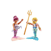 PLAYMOBIL - DuoPack-Sirena-e-Sireno - Giocattoli-Set di Gioco