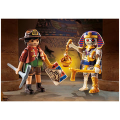 PLAYMOBIL - DuoPack Treasure Hunter and Mummy - Toy Playsets