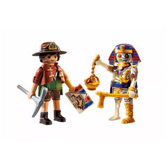 PLAYMOBIL - DuoPack Treasure Hunter and Mummy - Toy Playsets