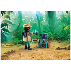 PLAYMOBIL - Set di Gioco della Famiglia Triceratopo