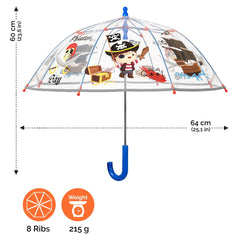 Perletti - Ombrelli - Ombrello Pirata - Antivento - 3-5 Anni