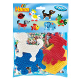Pet Hama Set di Perline Termoadesive Gruppo Blu 3000 Pz.